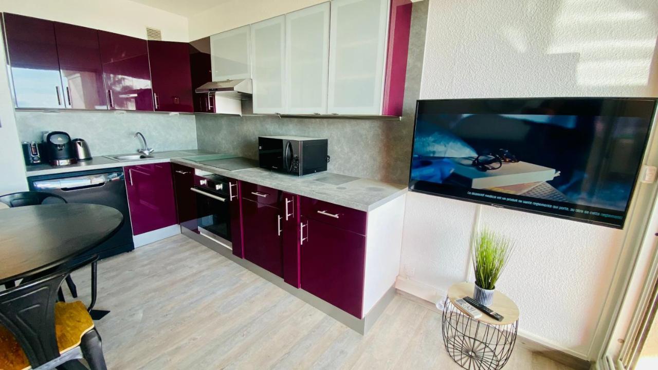 Apartamento "Dream" Magnifique Vue Mer, Terrasse, Parking, Le Reve Canet-en-Roussillon Exterior foto