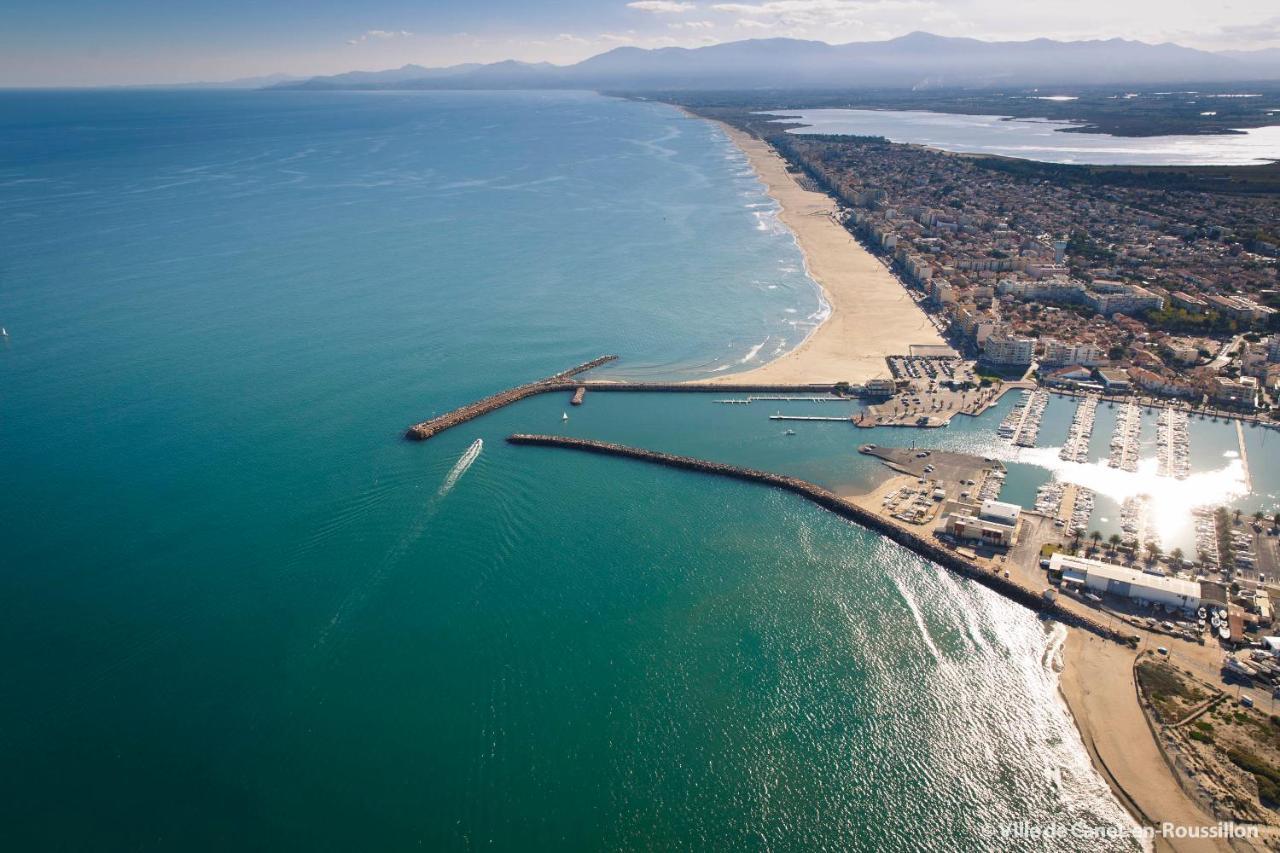 Apartamento "Dream" Magnifique Vue Mer, Terrasse, Parking, Le Reve Canet-en-Roussillon Exterior foto
